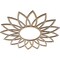 Ekena Millwork Daisy Wood Fretwork Pierced Ceiling Medallion, Birch, 18"OD x 6 1/4"ID x 3/8"T CMWP18X18X0375DABI - alternate 3